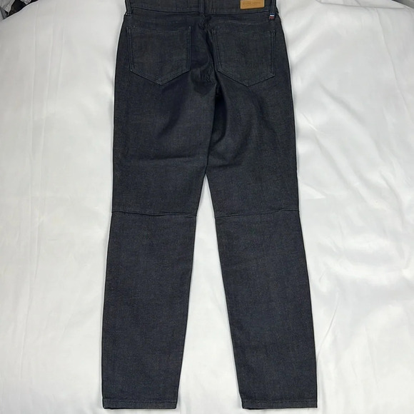 Etienne Marcel Los Angeles Dark Wash Zipper Moto Skinny Jean Size 26 - Picture 13 of 13